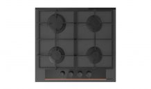 PLAQUE DE CUISSON DARK INOX 60 4 FEUX INFINITY