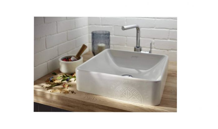 Vasque à poser Vox 40*40 Blanc satin EVG102-HW1