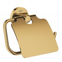 Porte papier couvercle Essentials dorée brillant