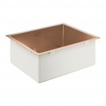 Evier k700u en acier inoxydable 60 54,4/44,4 cuivre brossé