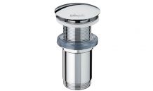 Bonde de lavabo Quick-Clac ronde chromé
